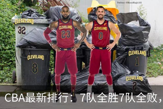 CBA最新排行：7队全胜7队全败，上海领跑，广州黑马，山东倒数第2